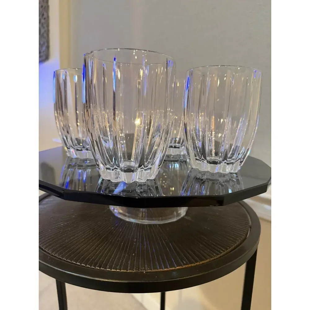 Marquis by Waterford Double Old Fashioned Glasses – Set of 3 + 1 Bonus Chipped